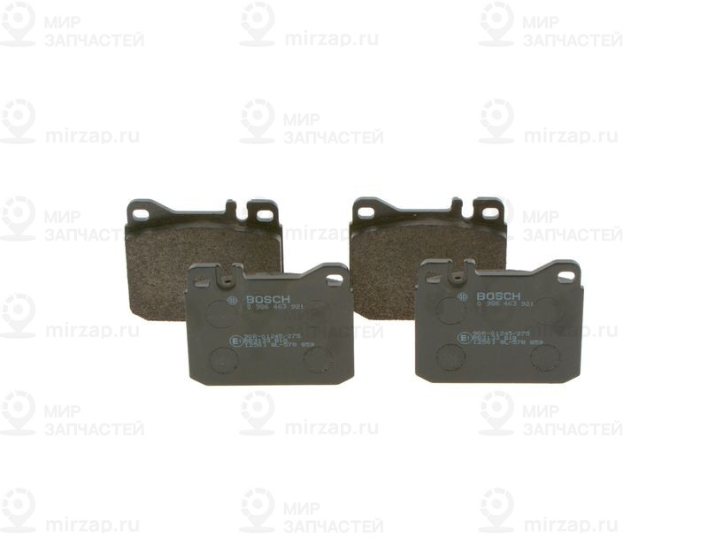 Комплект тормозных колодок, дисковый тормоз BOSCH 0986463921