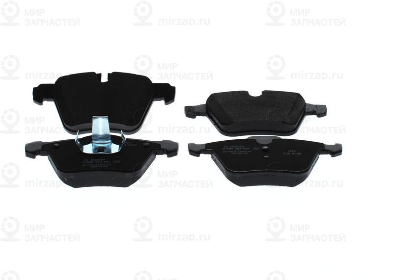 Комплект тормозных колодок, дисковый тормоз BOSCH 0986494481