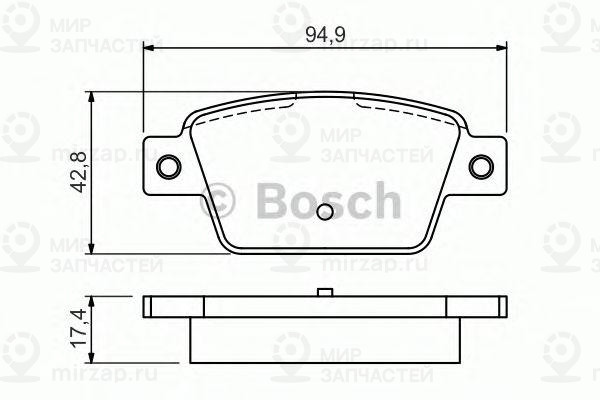 Запчасть BOSCH 0986494536