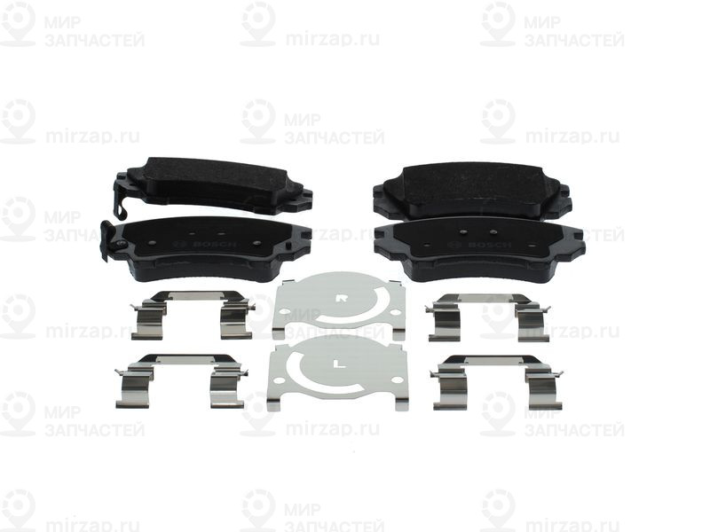 Комплект тормозных колодок, дисковый тормоз BOSCH 0986494609