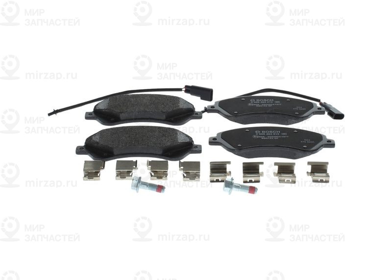 Комплект тормозных колодок, дисковый тормоз BOSCH 0986494613