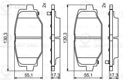 Запчасть BOSCH 0986494767