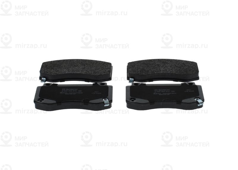 Комплект тормозных колодок, дисковый тормоз BOSCH 0986494870