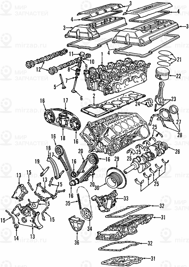 Поршень Mahle-Nikasil 91,99MM(0)
 BMW 11251742541