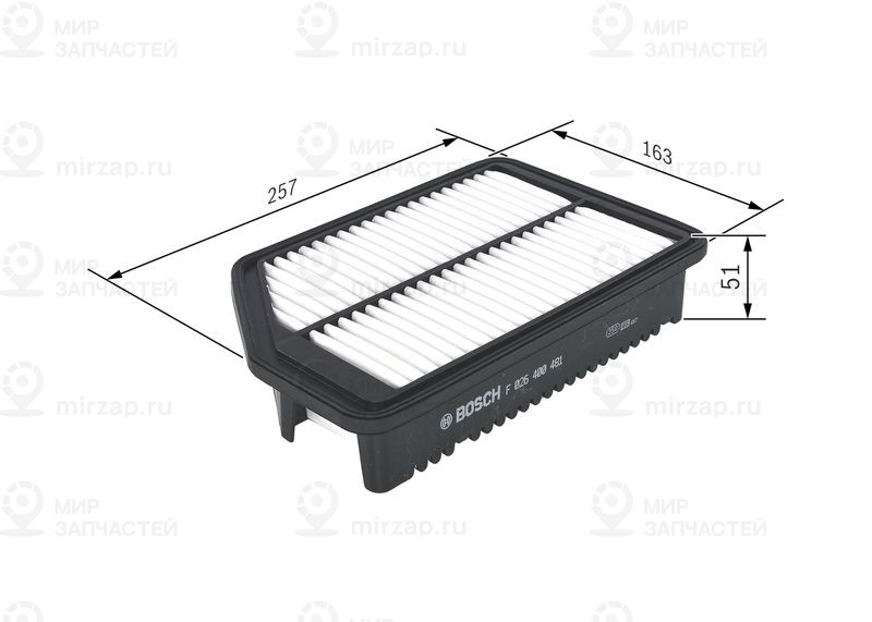 Воздушный фильтр BOSCH F026400481