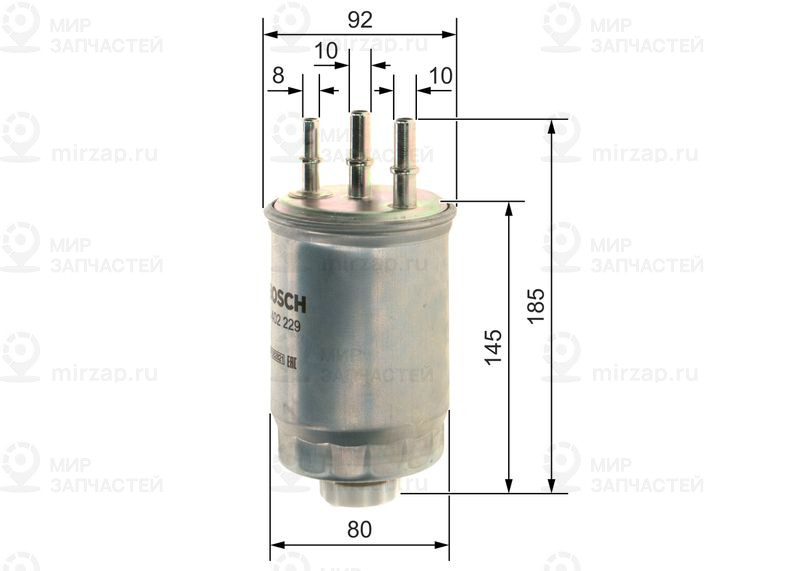 Топливный фильтр BOSCH F026402229