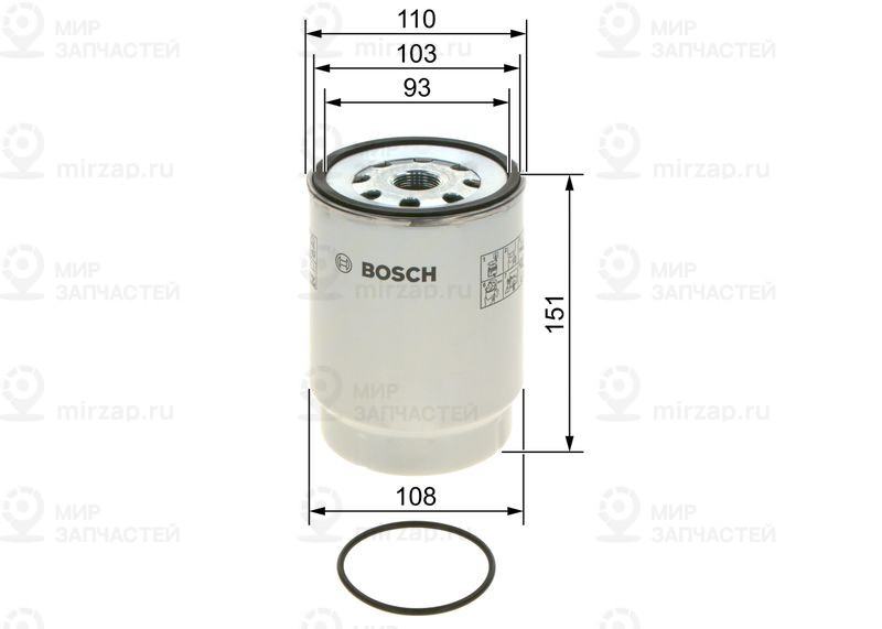 Топливный фильтр BOSCH F026402242