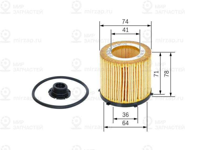Масляный фильтр BOSCH F026407178