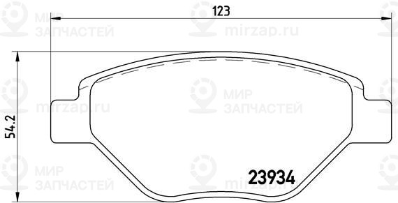 Запчасть BREMBO P68031