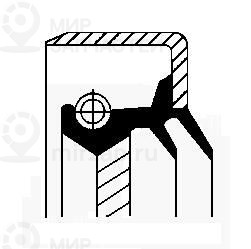 Уплотняющее кольцо дифференциала CORTECO 01020677B