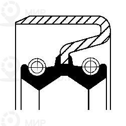 Запчасть CORTECO 12014157B