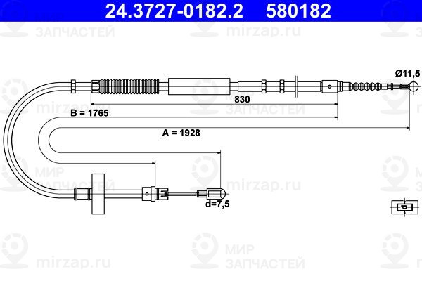 Запчасть ATE 24372701822