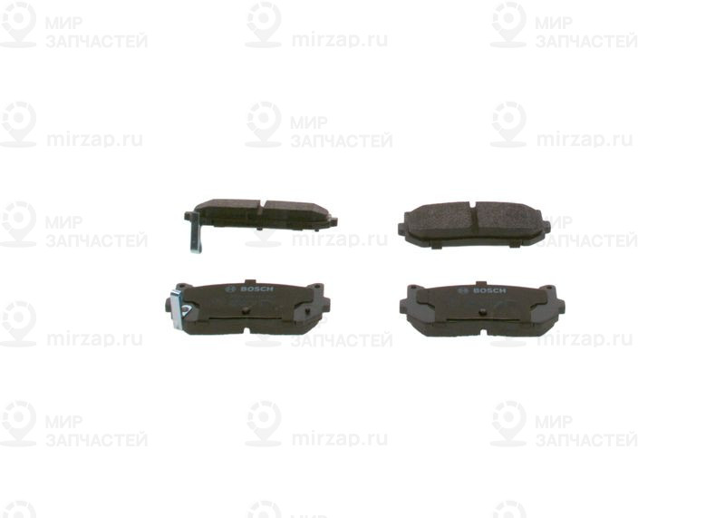 Комплект тормозных колодок, дисковый тормоз BOSCH 0986424693
