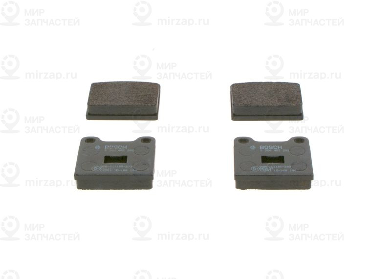 Комплект тормозных колодок, дисковый тормоз BOSCH 0986462282