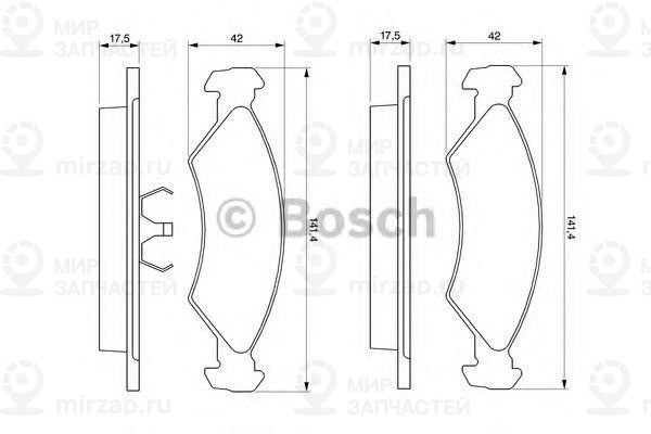 Запчасть BOSCH 0986468570