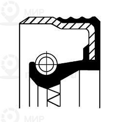 Уплотняющее кольцо, дифференциал CORTECO 49375537