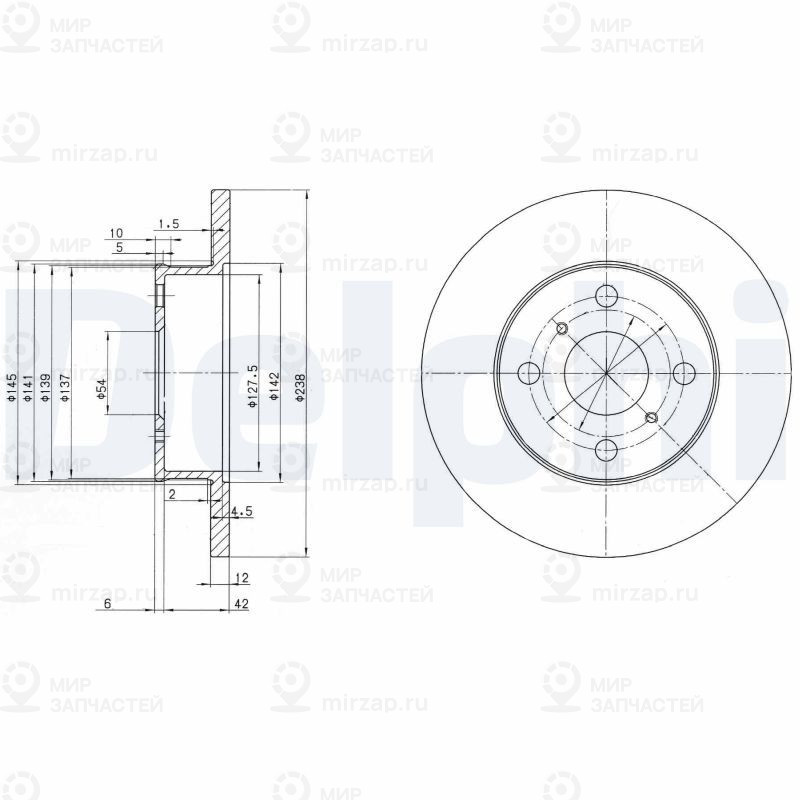 Запчасть DELPHI BG2597