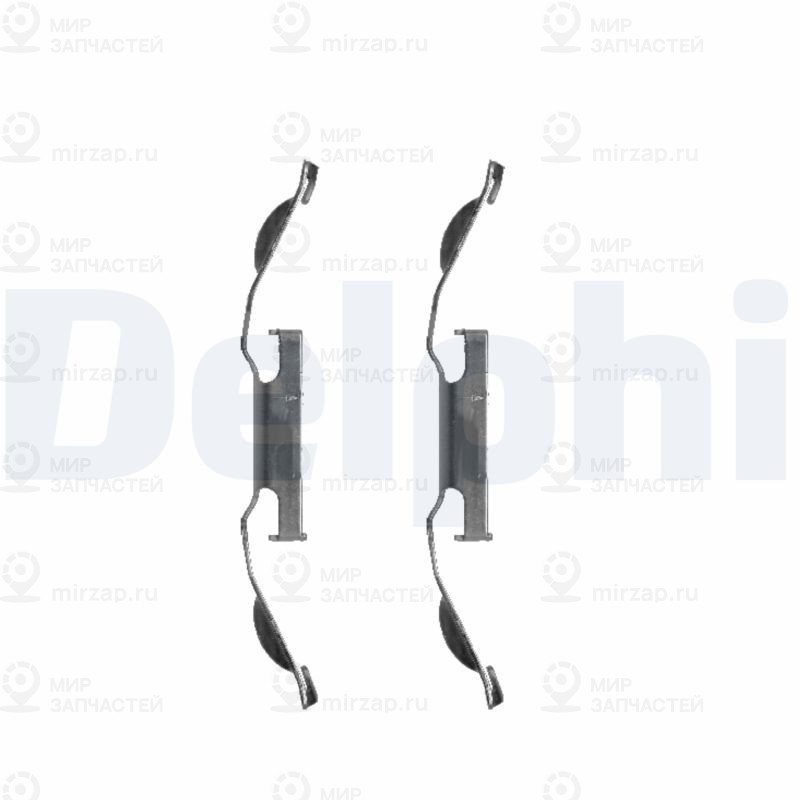 Комплектующие, колодки дискового тормоза DELPHI LX0330