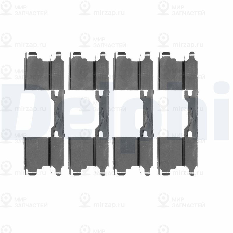 Комплектующие, колодки дискового тормоза DELPHI LX0502