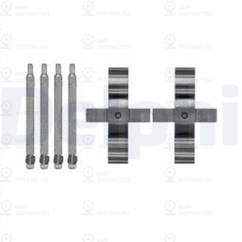 Комплектующие, колодки дискового тормоза DELPHI LX0598