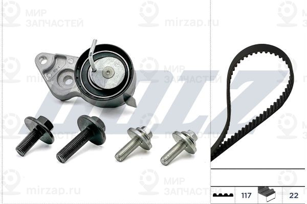 Комплект ремня ГРМ DOLZ SKD127