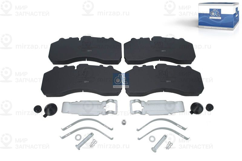 Комплект тормозных колодок, дисковый тормоз DT 490930