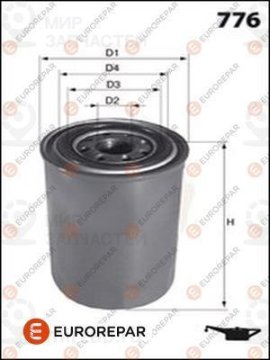 Запчасть EUROREPAR 1609563580