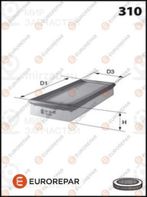 Запчасть EUROREPAR 1611157680