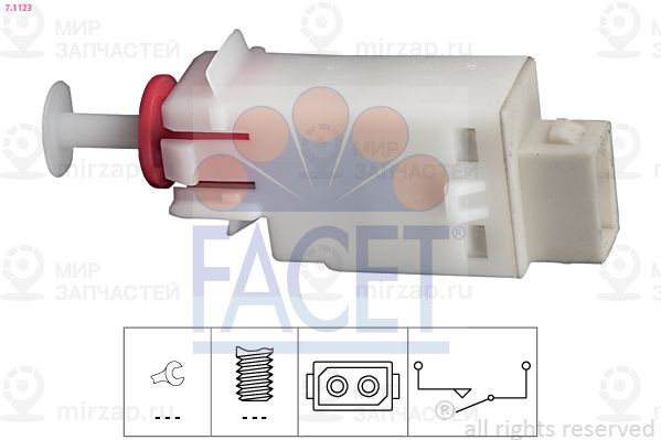 Запчасть FACET 71123