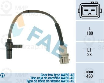 Запчасть FAE 79125