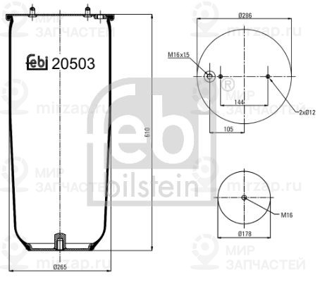 Запчасть FEBI 20503