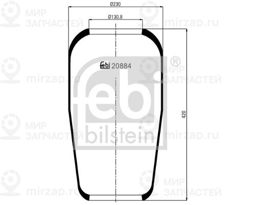Запчасть FEBI 20884