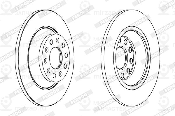 Запчасть FERODO DDF1307C