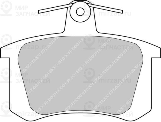 Запчасть FERODO FCP596H