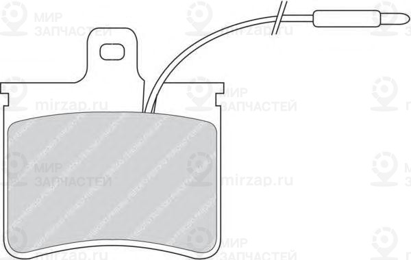 Запчасть FERODO FDB272