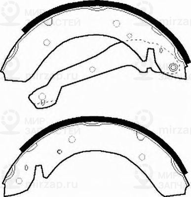 Запчасть FERODO FSB152