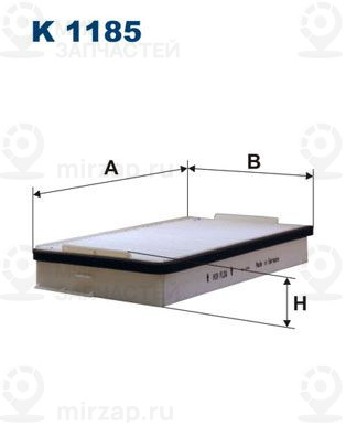 Запчасть FILTRON K1185