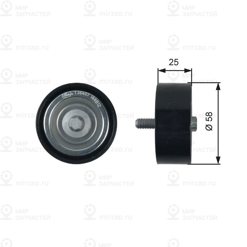 Запчасть GATES T36407