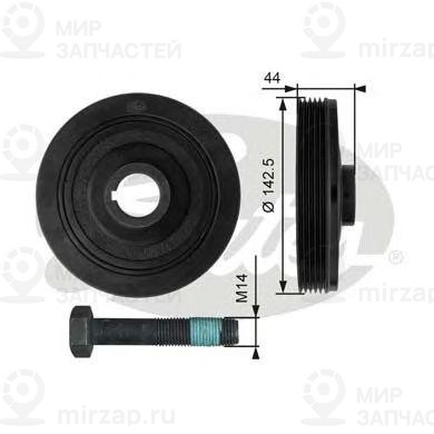 Запчасть GATES TVD1027A