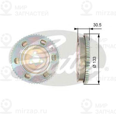 Запчасть GATES TVD1051