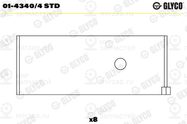 Запчасть GLYCO 0143404STD