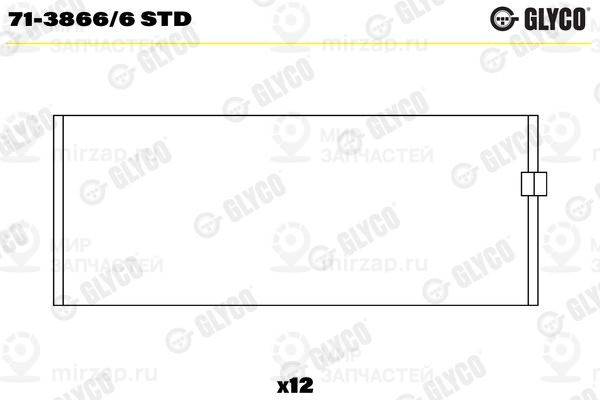 Запчасть GLYCO 7138666STD
