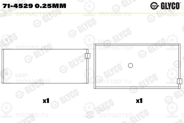 Запчасть GLYCO 714529025MM