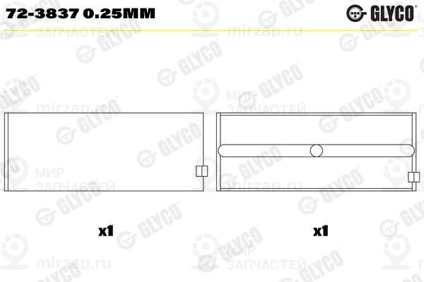 Запчасть GLYCO 723837025MM