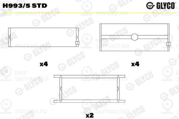 Запчасть GLYCO H9935STD