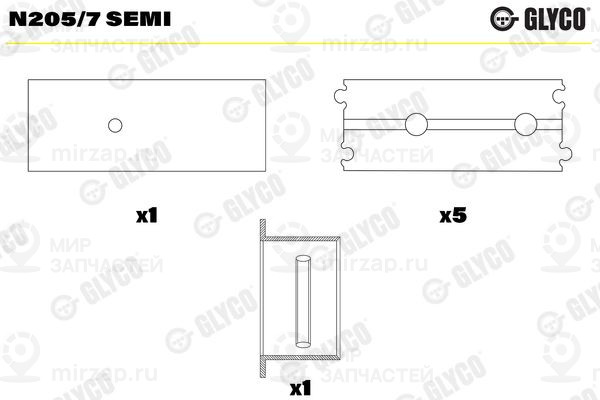 Запчасть GLYCO N2057SEMI