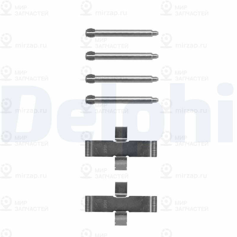 Комплектующие, колодки дискового тормоза DELPHI LX0093