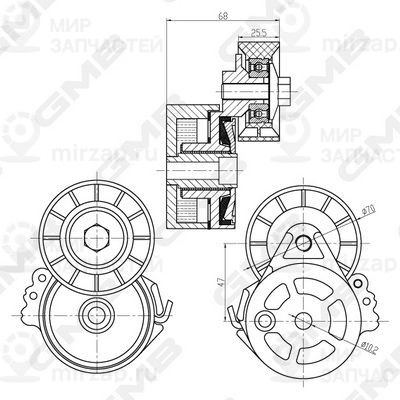 Запчасть GMB GAT20770