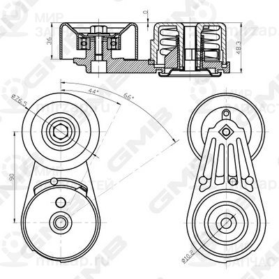 Запчасть GMB GAT31610