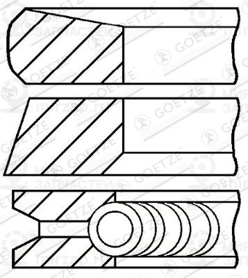 Запчасть GOETZE 0812740000